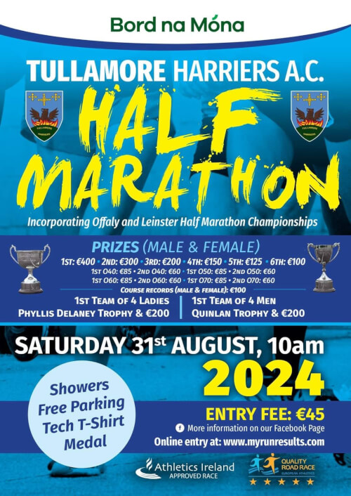 Bord Na Mona Tullamore Harriers Half 2024